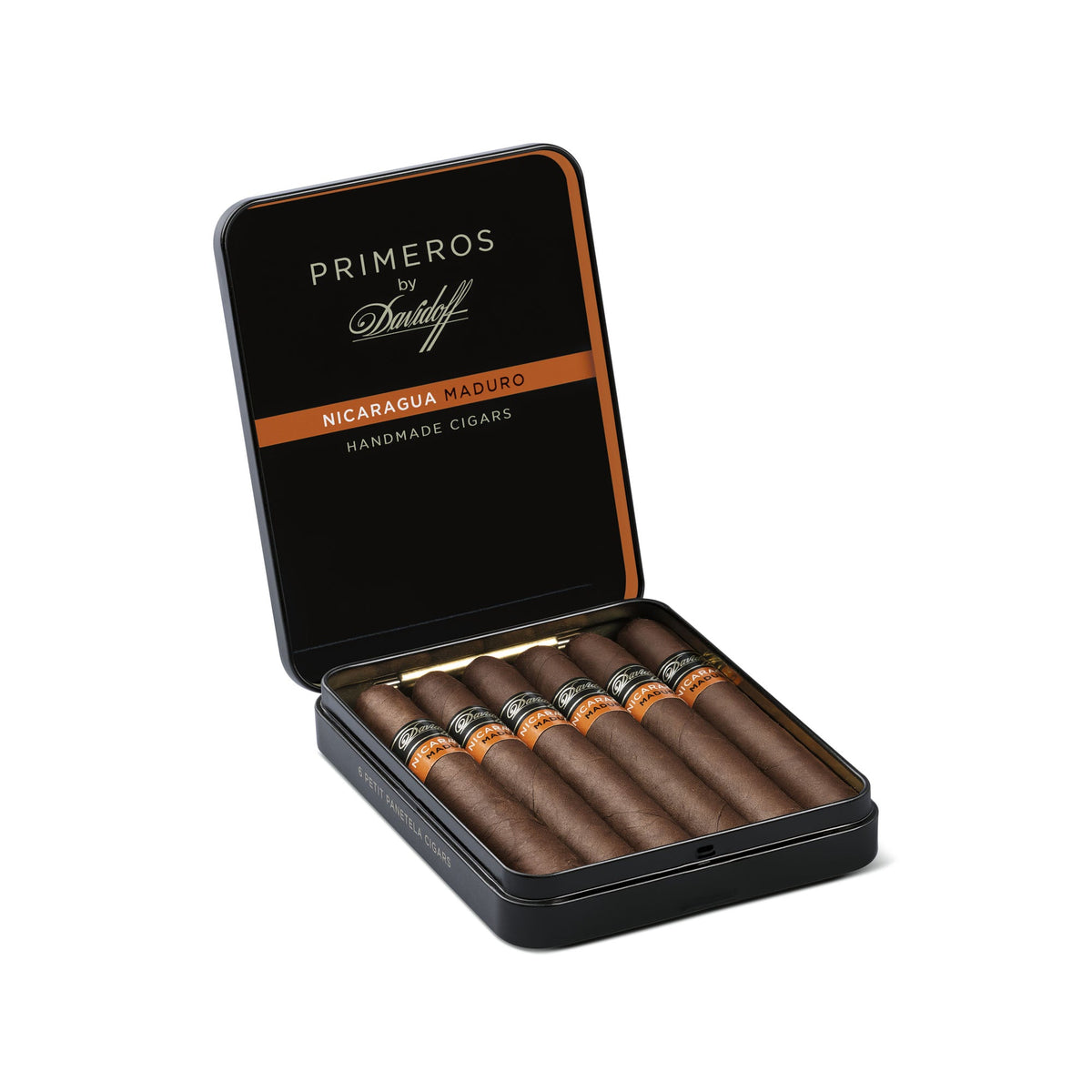 Davidoff Primeros by Davidoff Nicaragua Maduro Cigar, tin of 6 detail