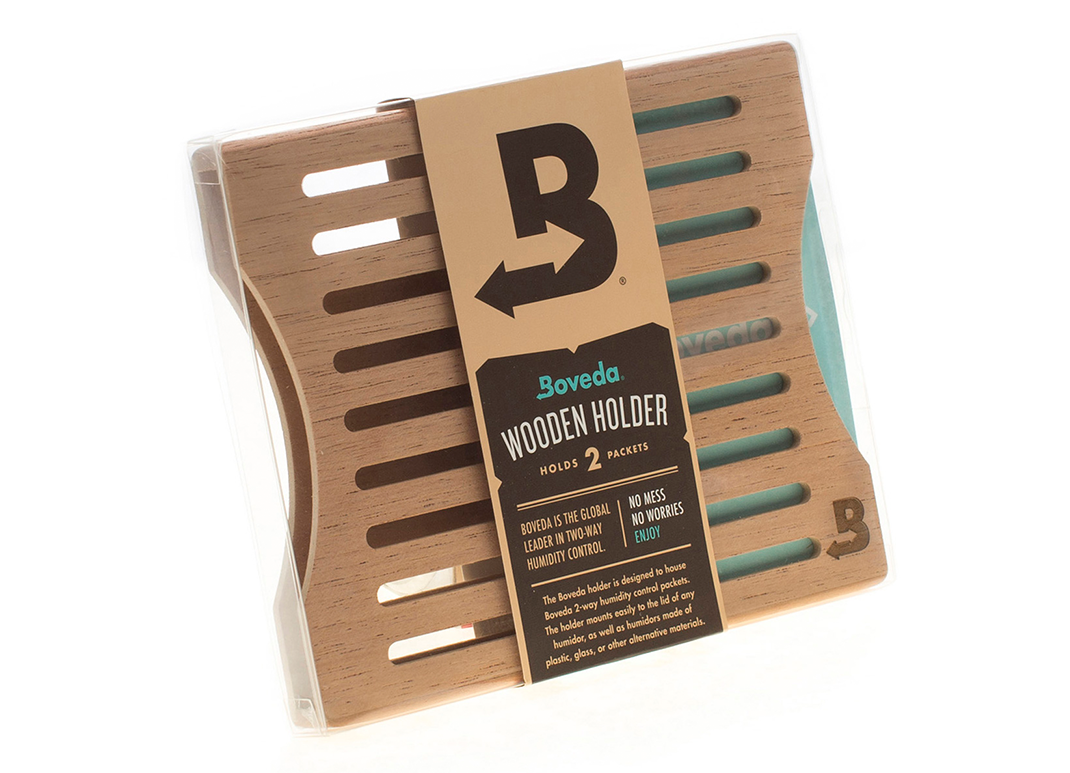 Boveda 60g Wooden Packet Holders