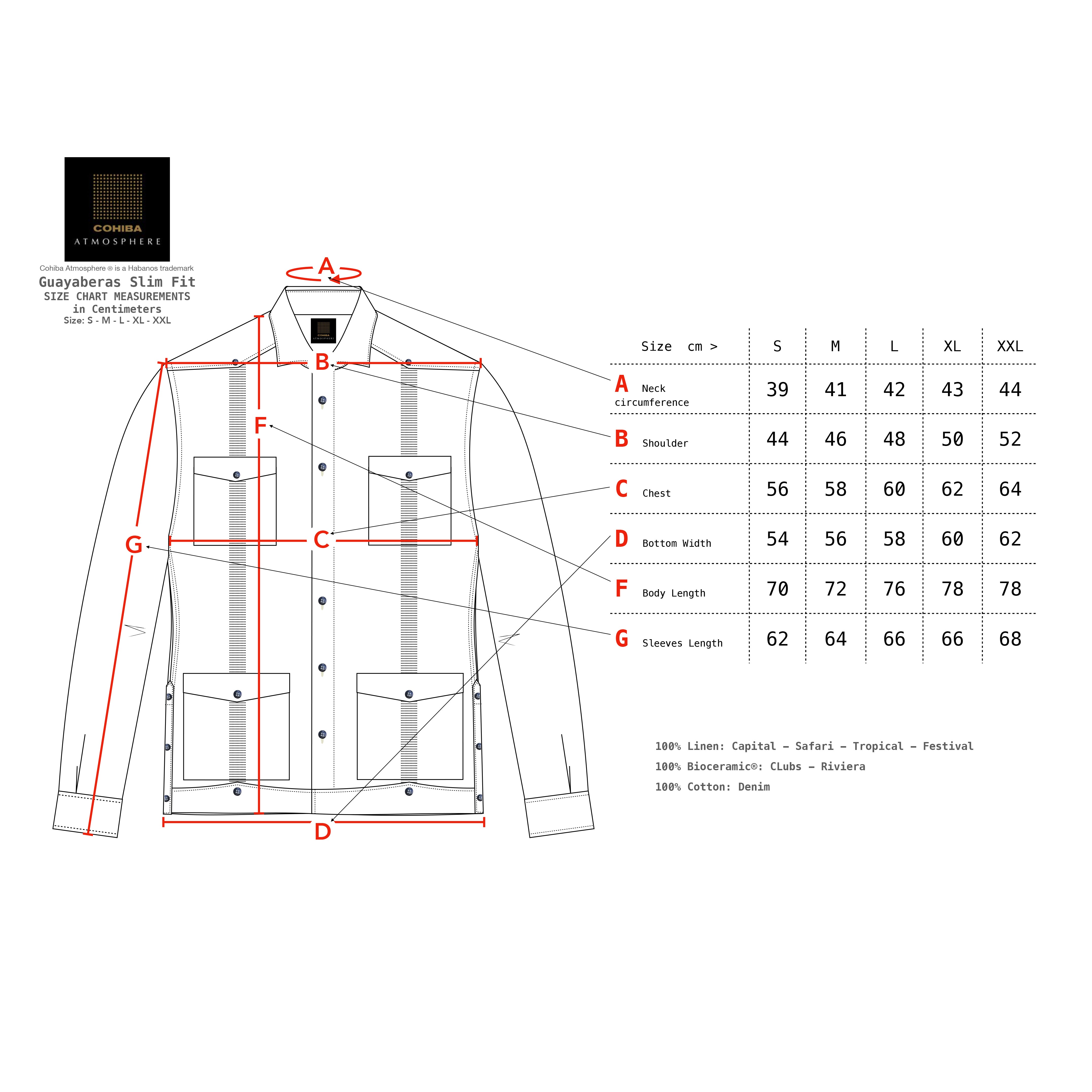 Cohiba Atmosphere Guayabera Japanese Denim