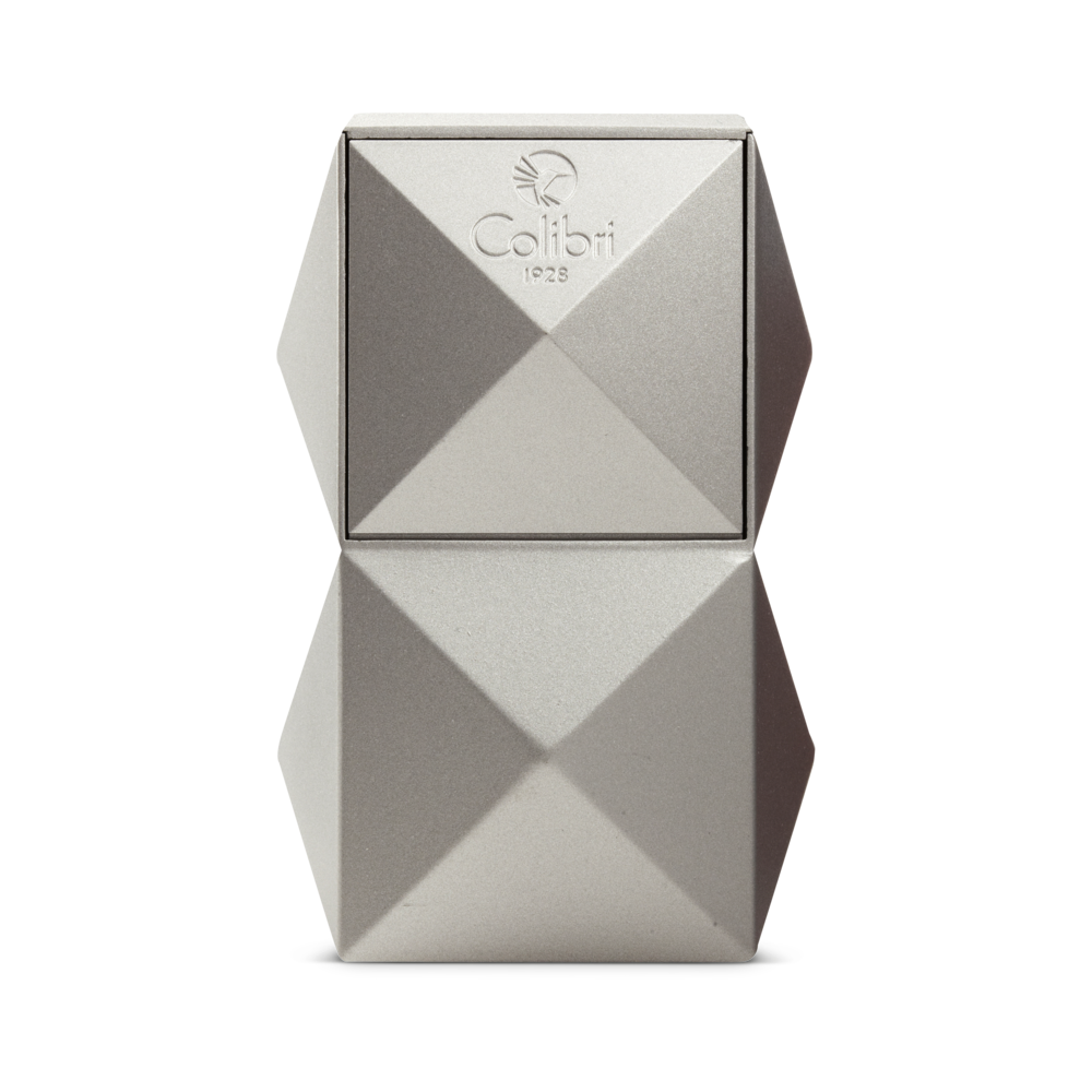 The Colibri Quasar Desk Lighter in Silver