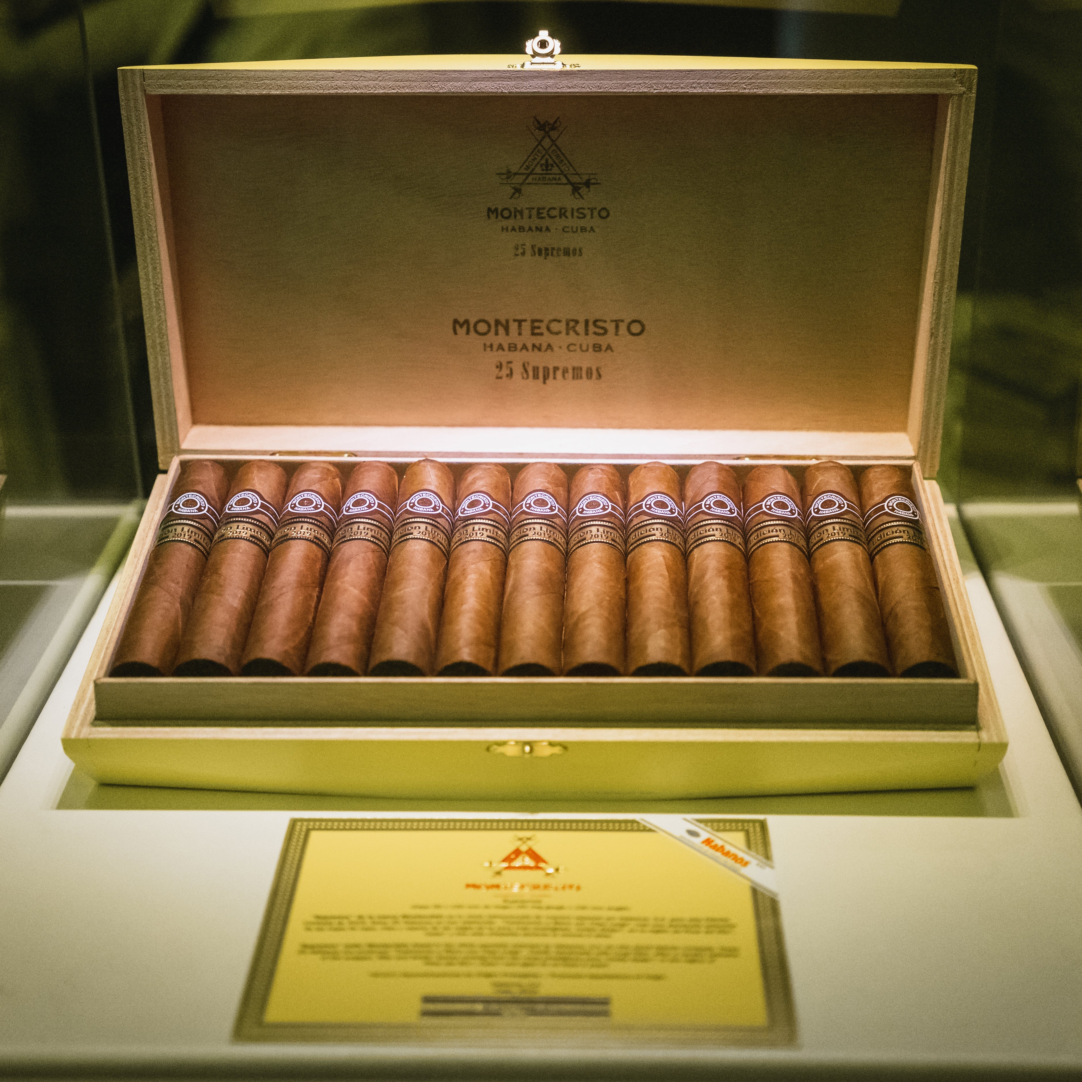 Montecristo Supremos EL 2019 Box of 25 Cigars