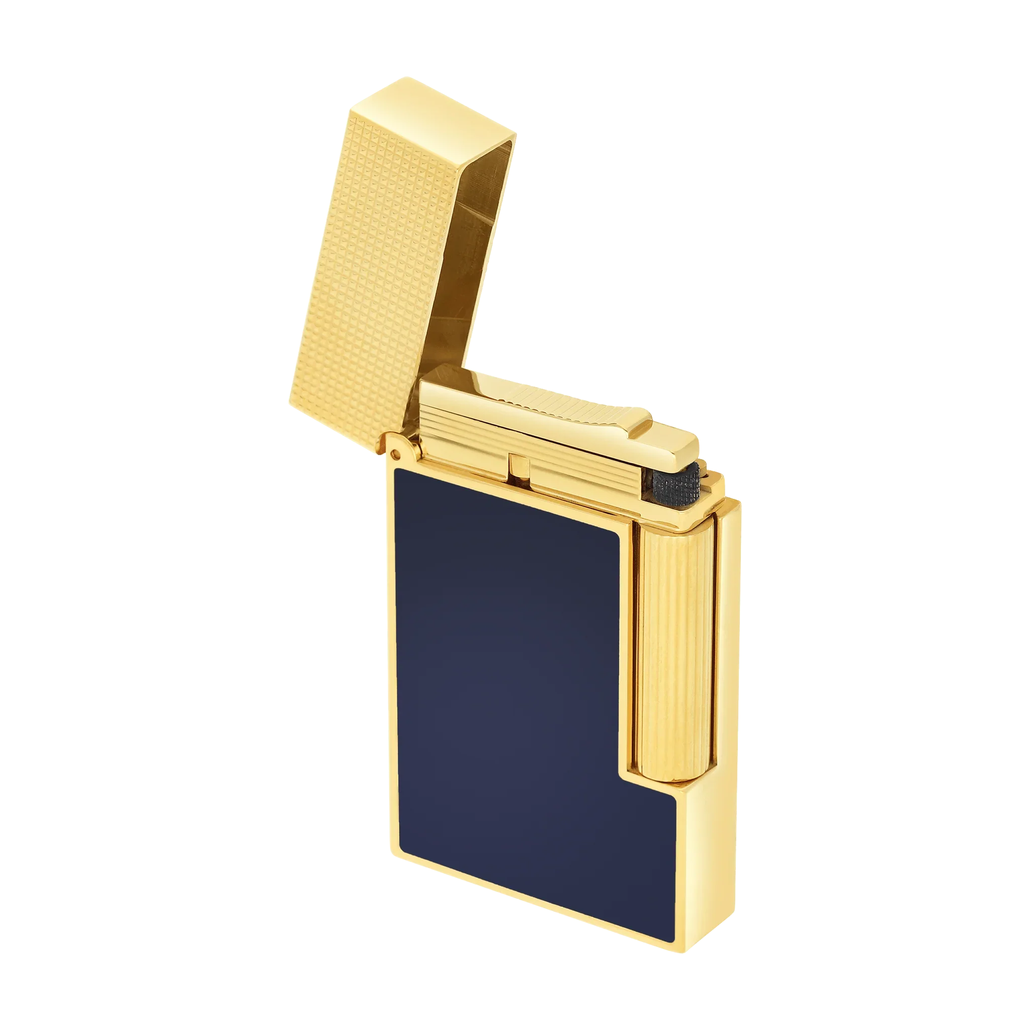 S.T. Dupont Ligne 2 - Microdiamond Head Dark Blue Lighter