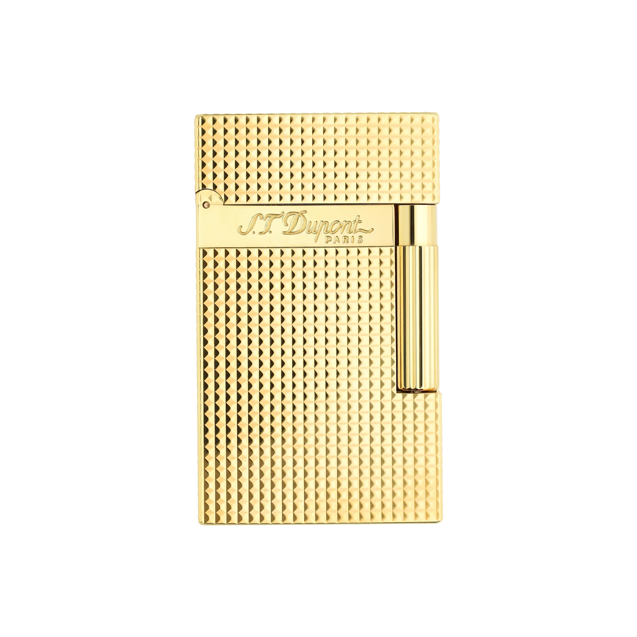 S.T. Dupont Ligne 2 - Microdiamond Head Yellow Gold Lighter