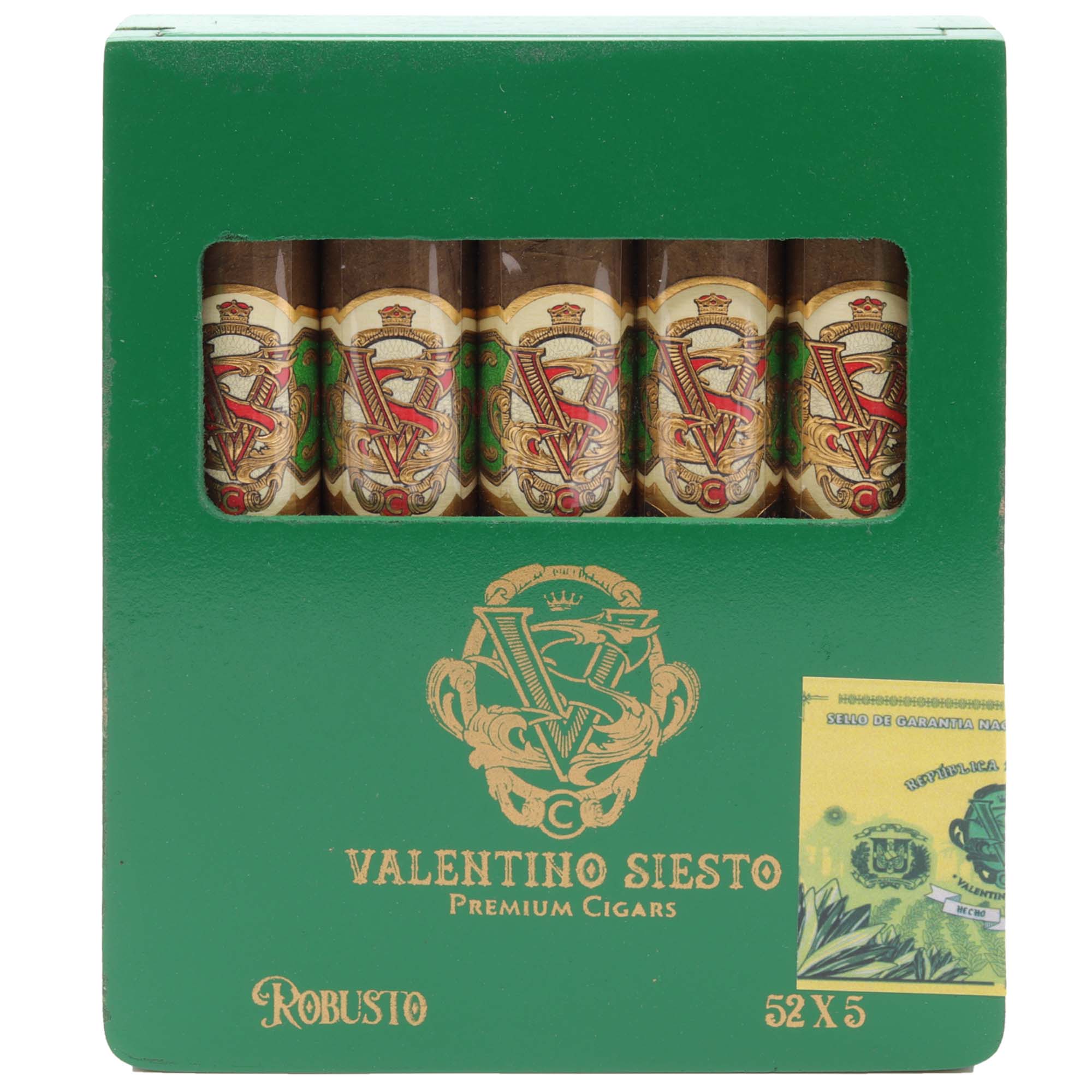 Valentino Siesto Travel Box Connecticut 1971 Robusto – Travel case of 5