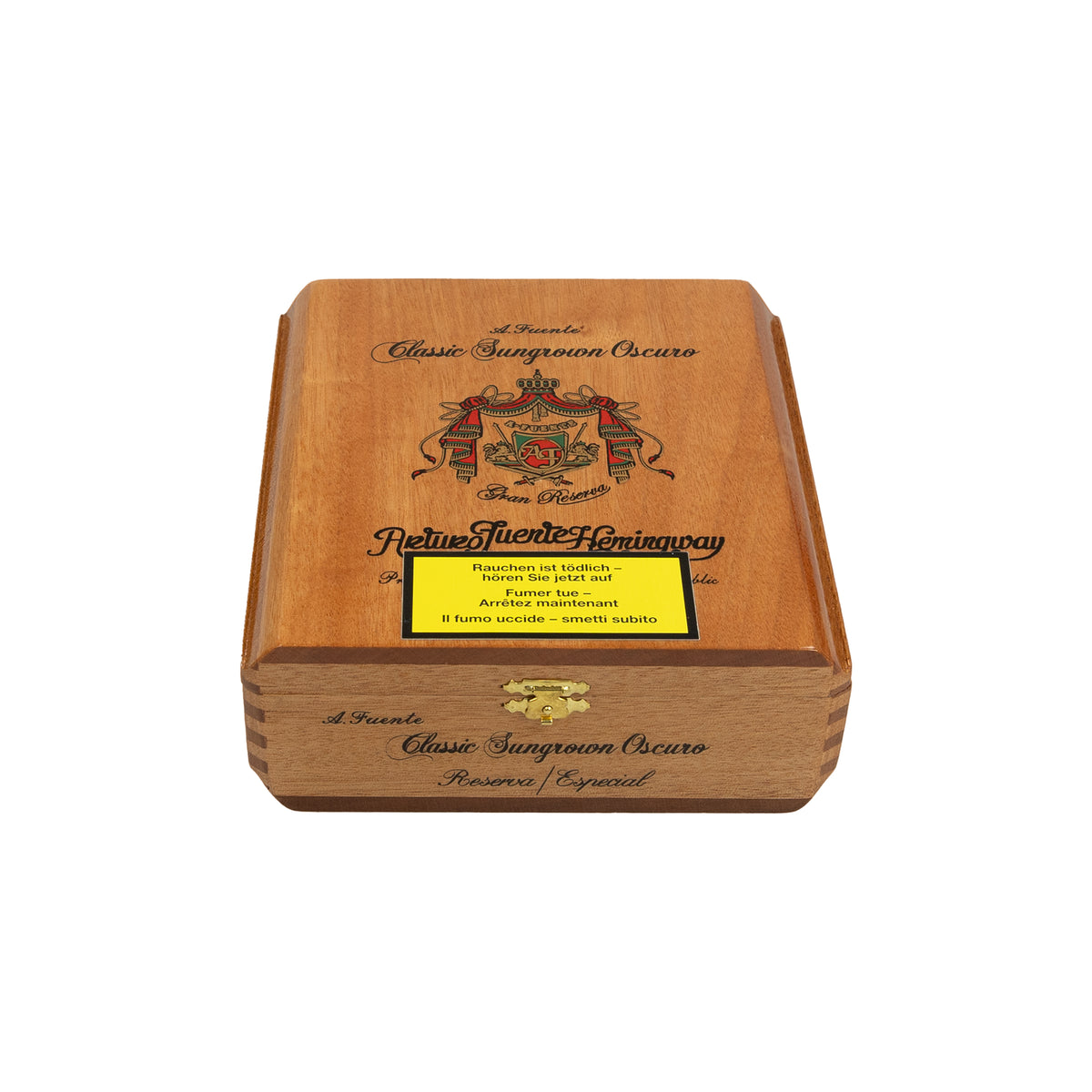 Arturo Fuente Hemingway Classic V Oscuro Sun Grown - closed box of 25 cigars