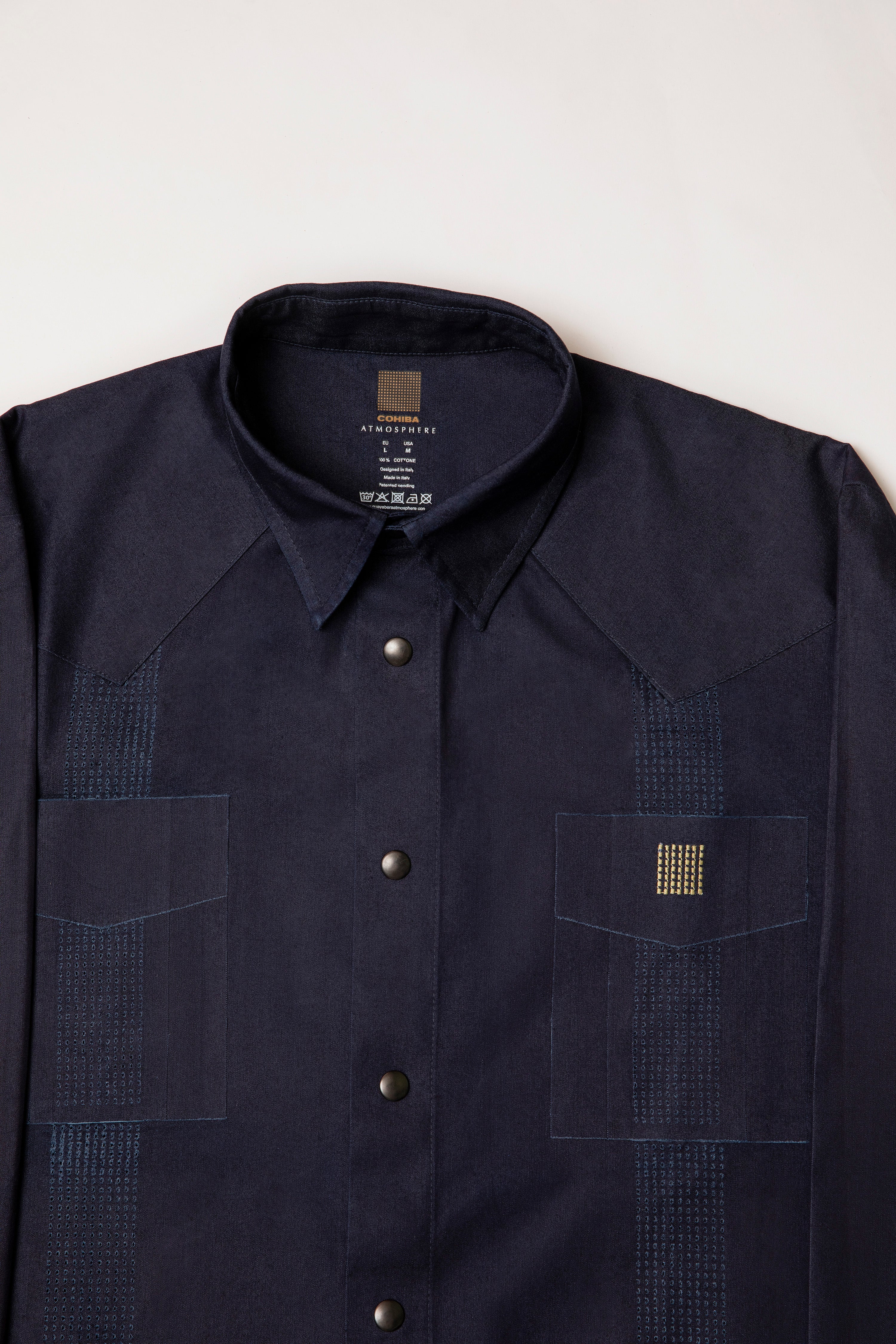Cohiba Atmosphere Guayabera Japanese Denim