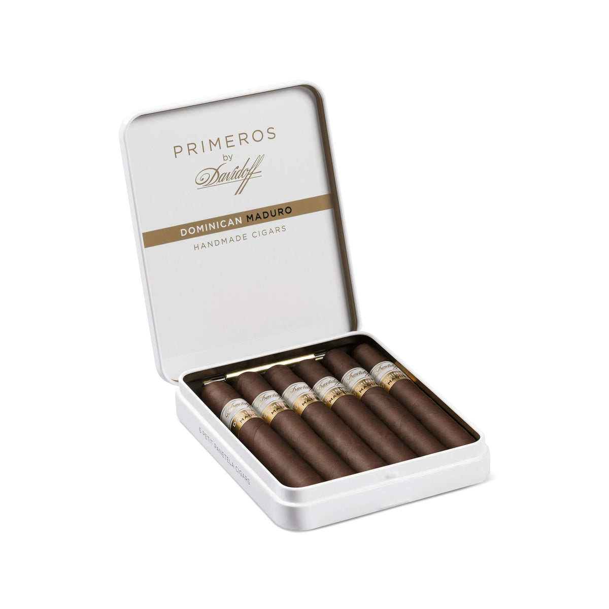 Davidoff Primeros by Davidoff Dominican Maduro Cigar, tin of 6 detail