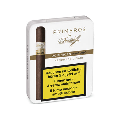 Davidoff Primeros by Davidoff Dominican Maduro Cigar, tin of 6