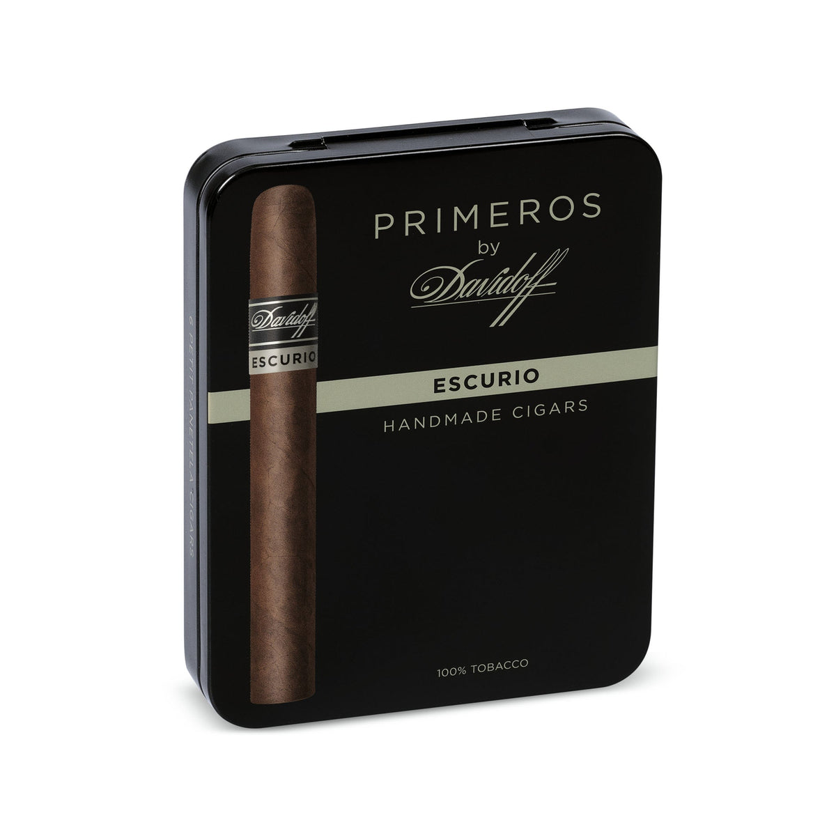 Davidoff Primeros by Davidoff Escurio Cigar, tin of 6 open