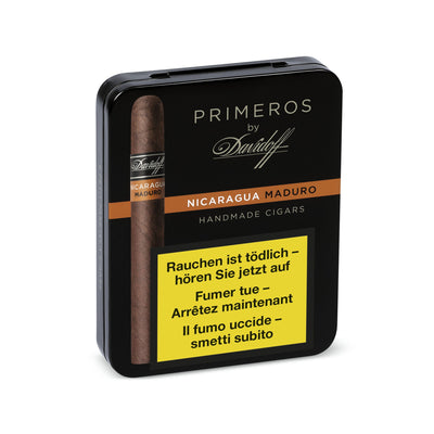 Davidoff Primeros by Davidoff Nicaragua Maduro Cigar, tin of 6