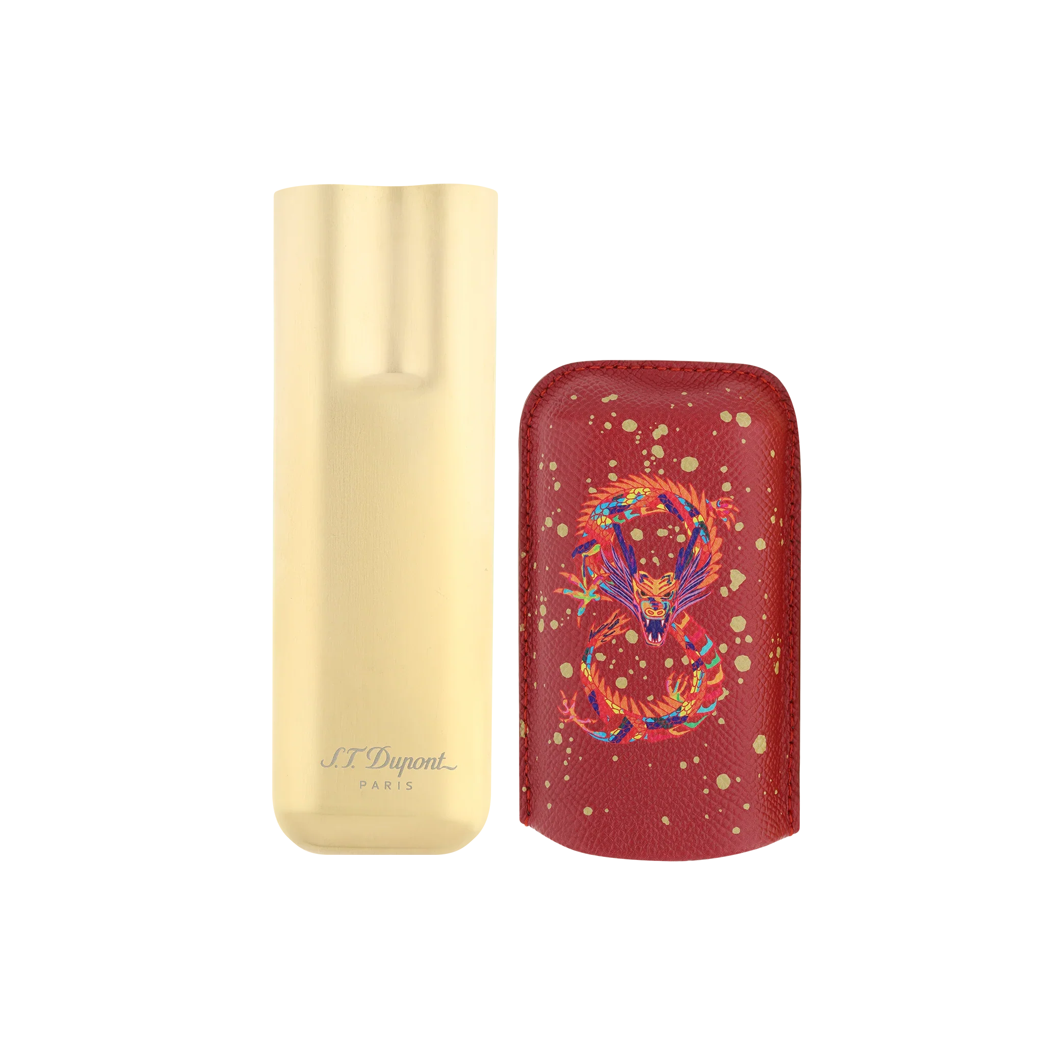 S.T. Dupont Double Dragon Cigar Case