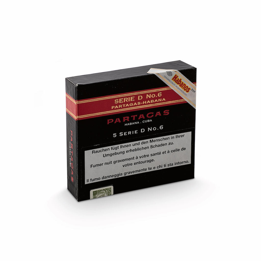 Partagas Serie D No. 6 Cigar (Box of 5) for sale