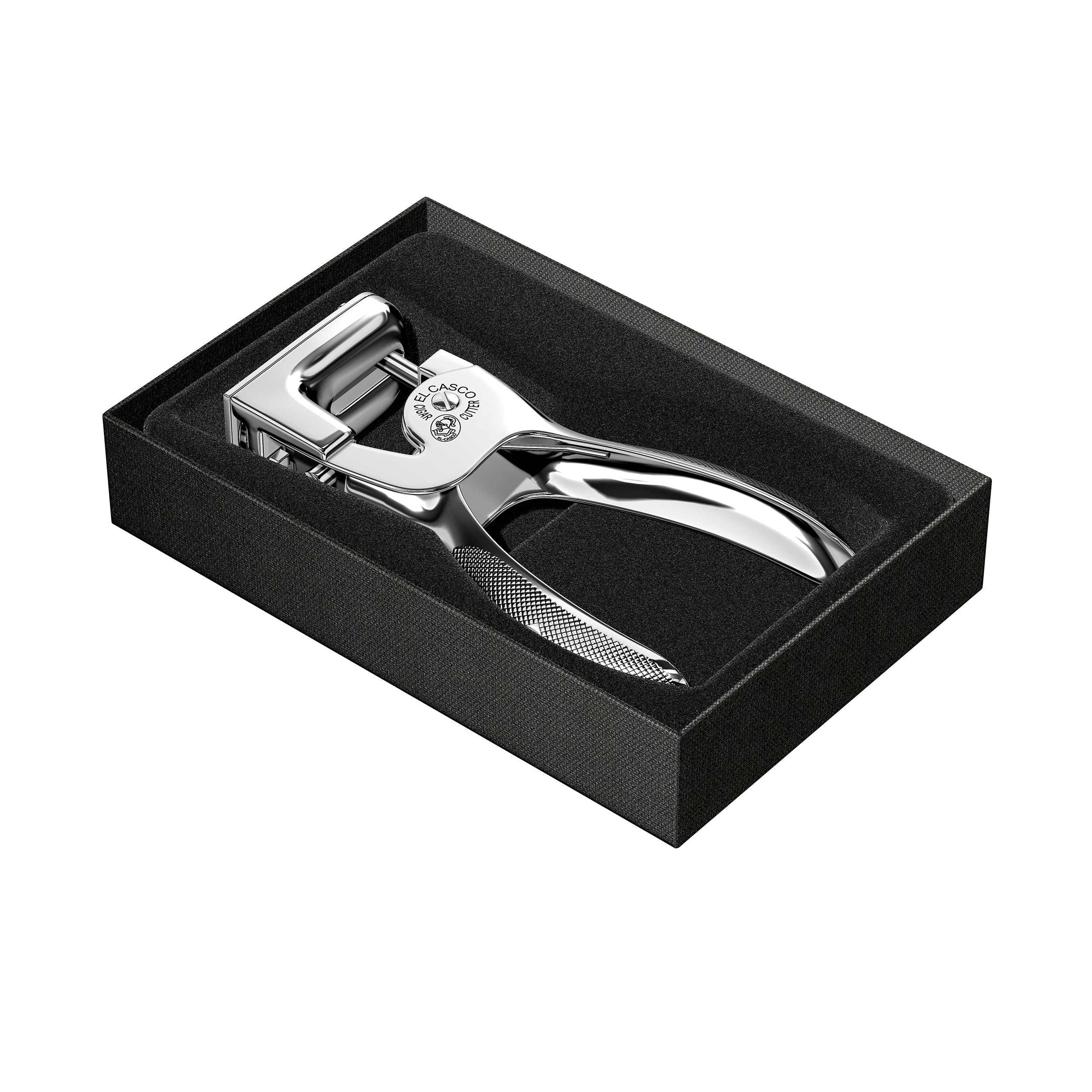 El Casco Shiny Chrome Cigar Cutter