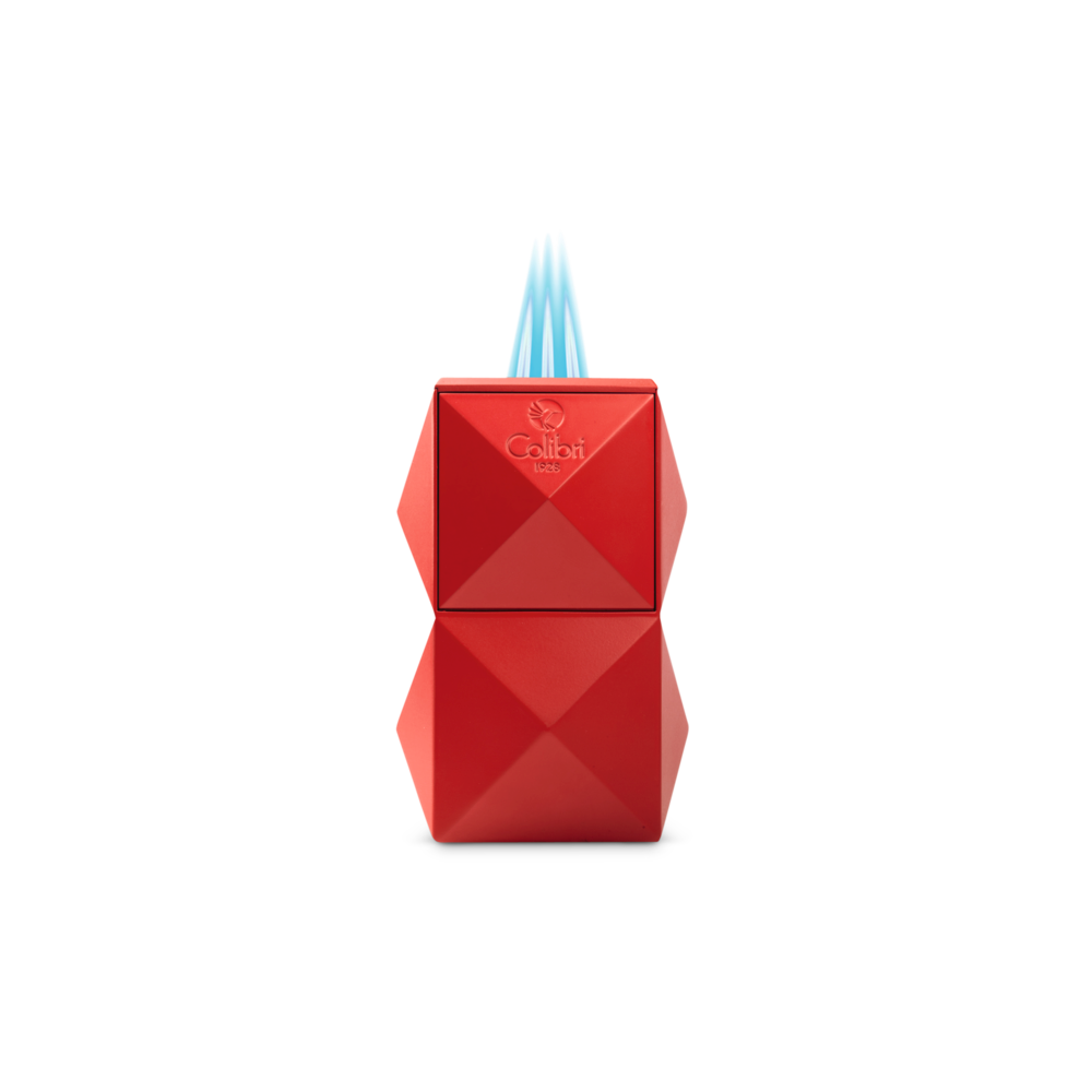 The Colibri Quasar Desk Lighter in red