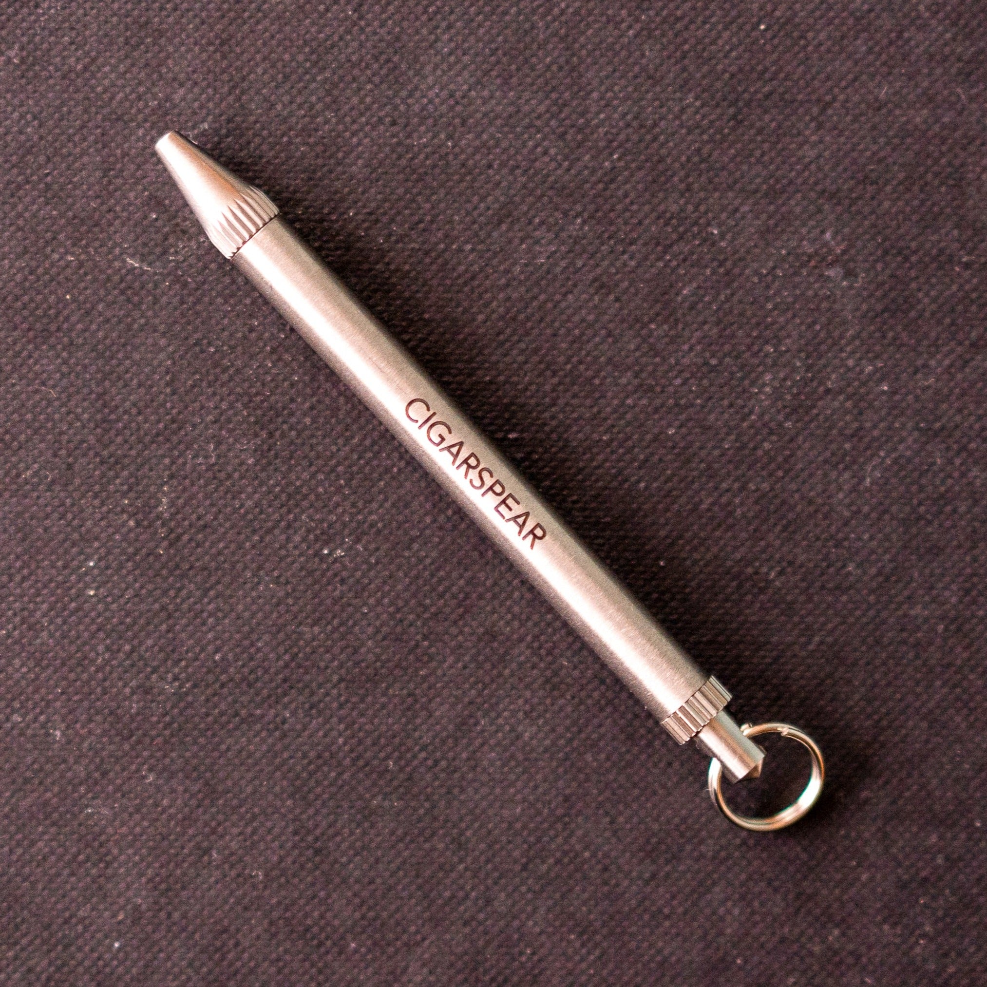 The CigarSpear in Brushed Titanium