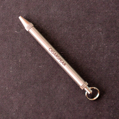 The CigarSpear in Brushed Titanium