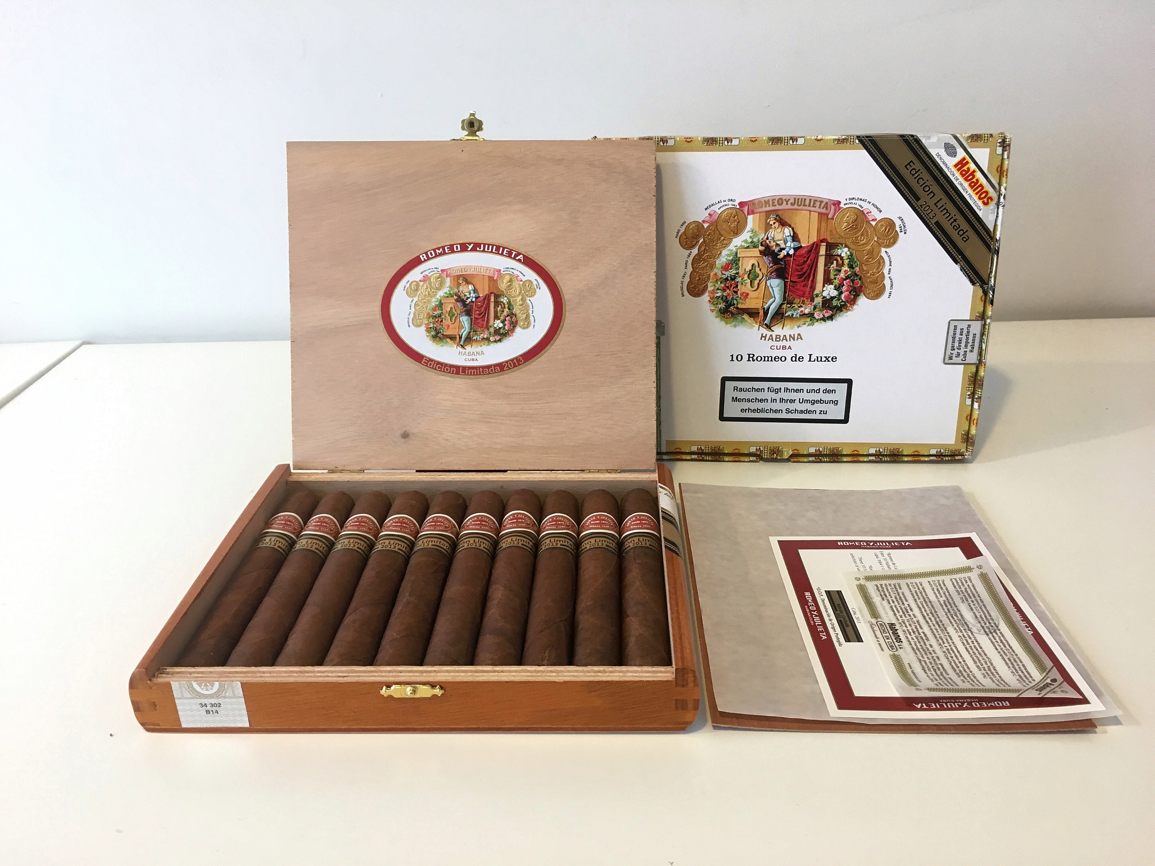 Romeo y Julieta Cigar (Limited Edition 2013) for sale with online prices