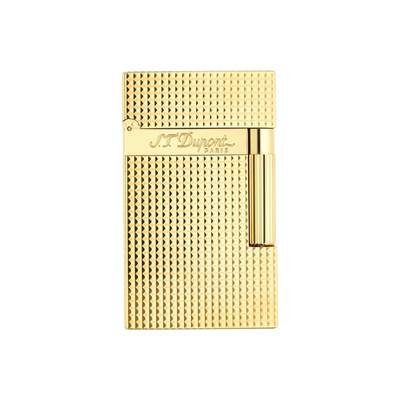S.T. Dupont Ligne 2 - Microdiamond Head Yellow Gold Lighter