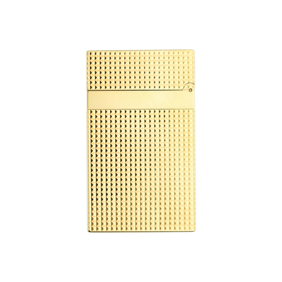 S.T. Dupont Ligne 2 - Microdiamond Head Yellow Gold Lighter
