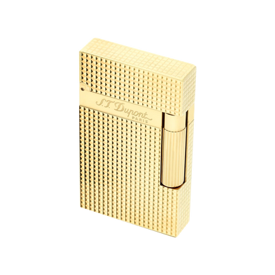 S.T. Dupont Ligne 2 - Microdiamond Head Yellow Gold Lighter