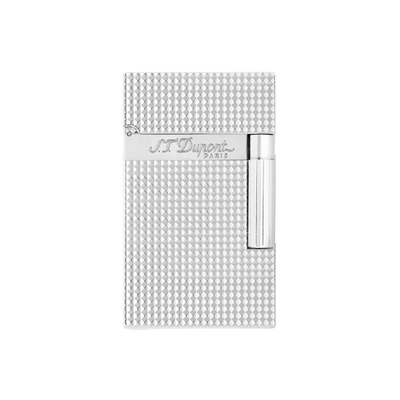 S.T. Dupont Ligne 2 - Microdiamond Head Silver Lighter