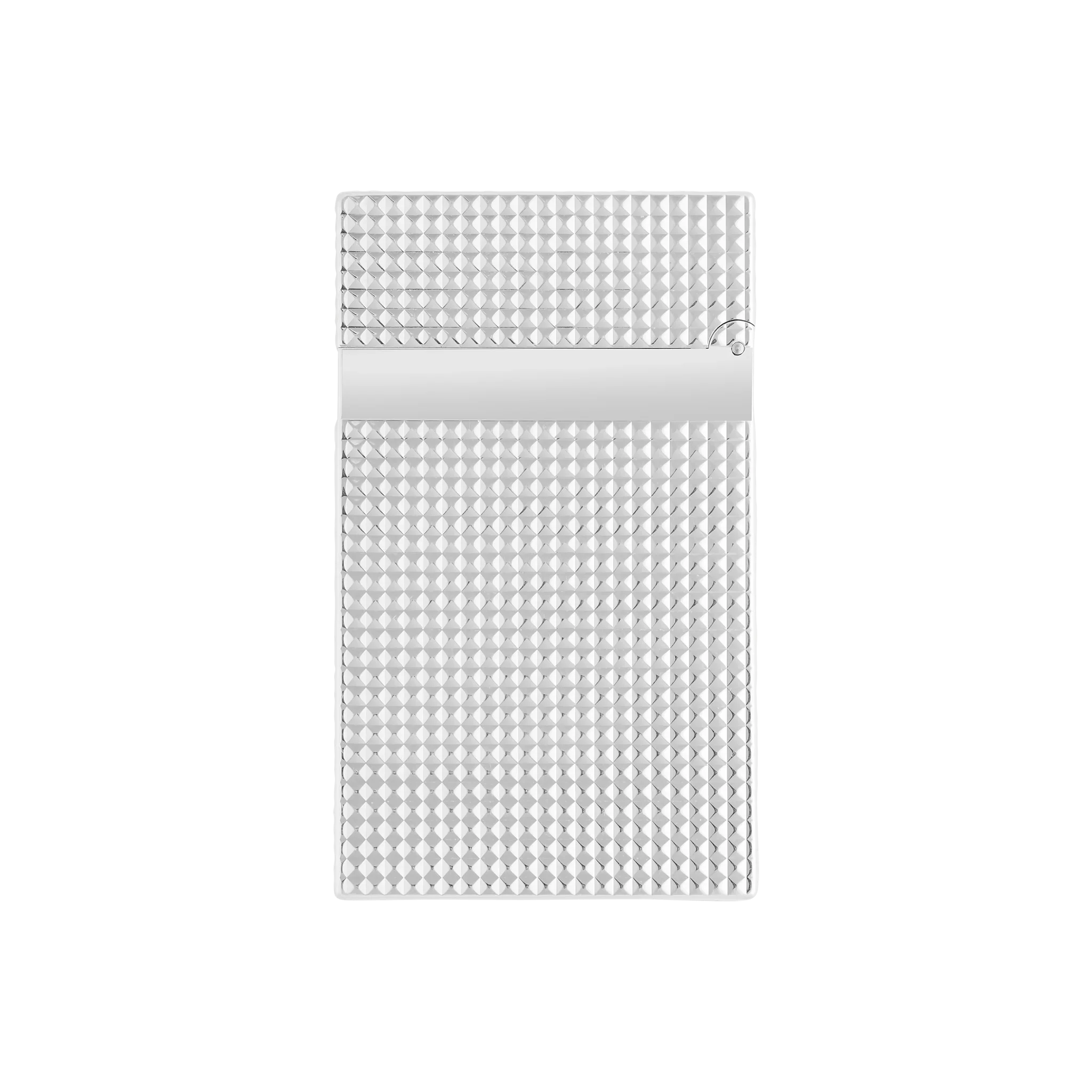 S.T. Dupont Ligne 2 - Microdiamond Head Silver Lighter