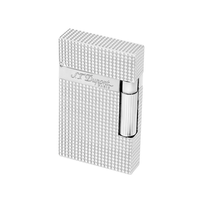 S.T. Dupont Ligne 2 - Microdiamond Head Silver Lighter