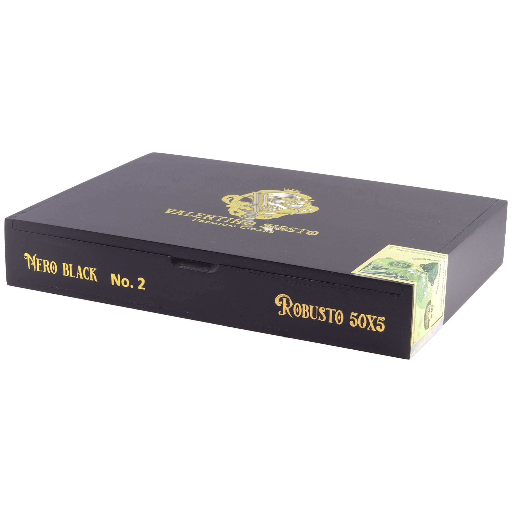 Valentino Siesto Nero Black N.2 Connecticut Robusto – Box of 10