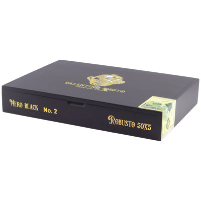 Valentino Siesto Nero Black N.2 Connecticut Robusto – Box of 10