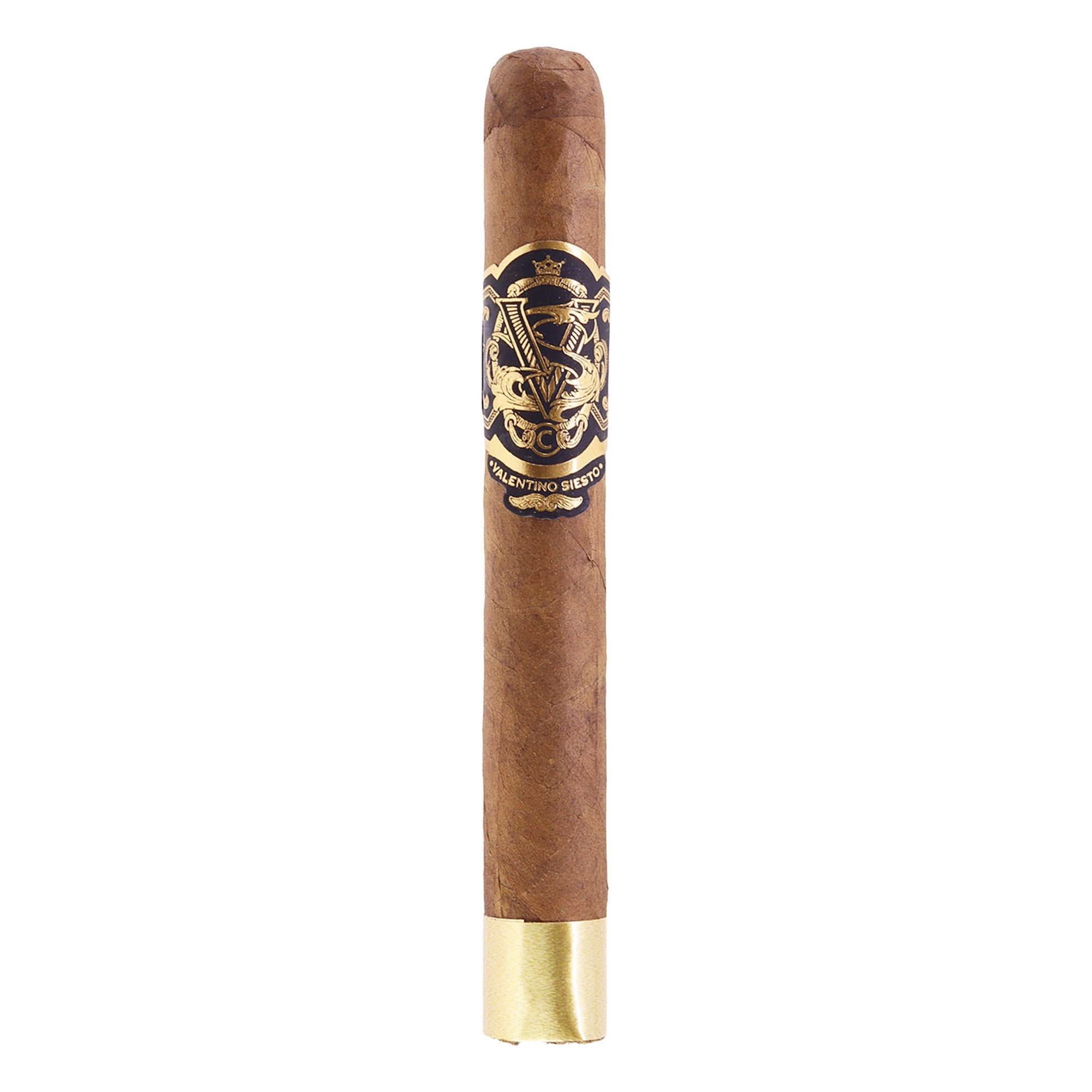 Valentino Siesto Nero Black Sun Grown Toro cigar