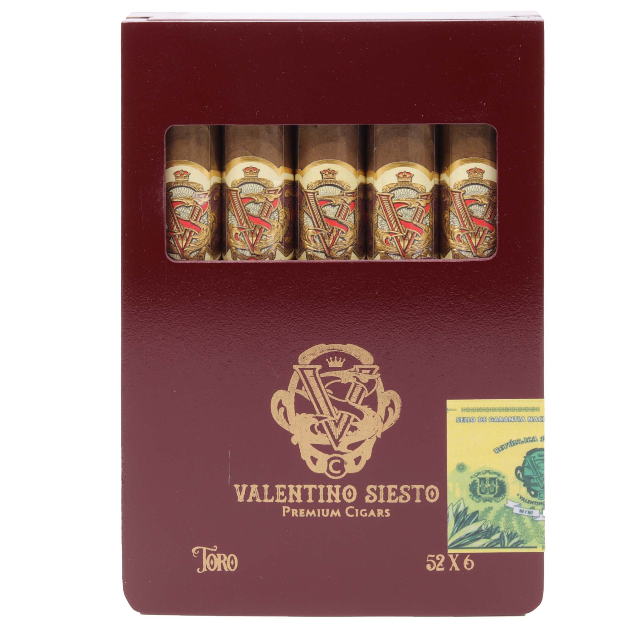 Valentino Siesto Travel Box Sun Grown Toro – Travel case of 5