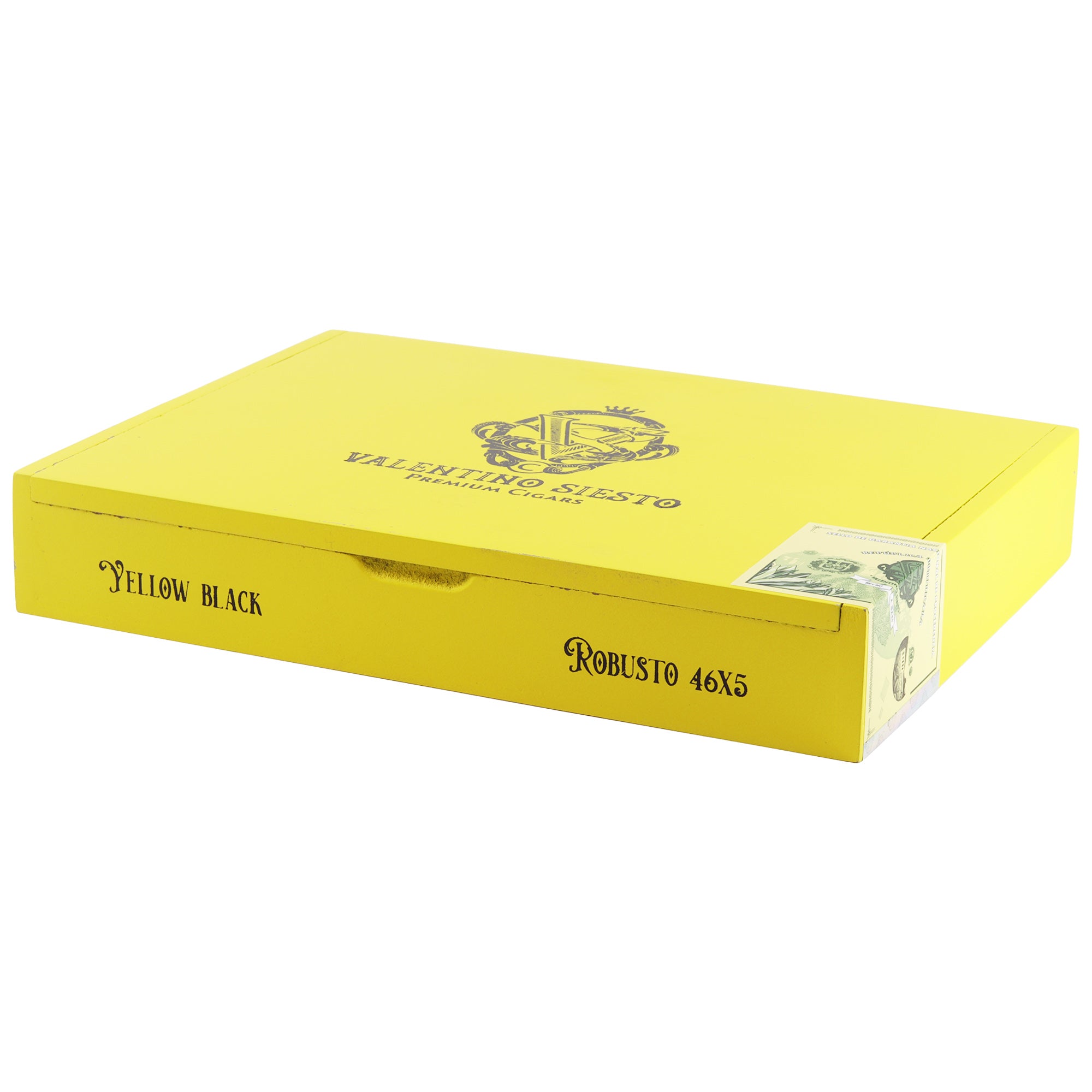 Valentino Siesto Yellow Black Sun Grown Robusto – Box of 10