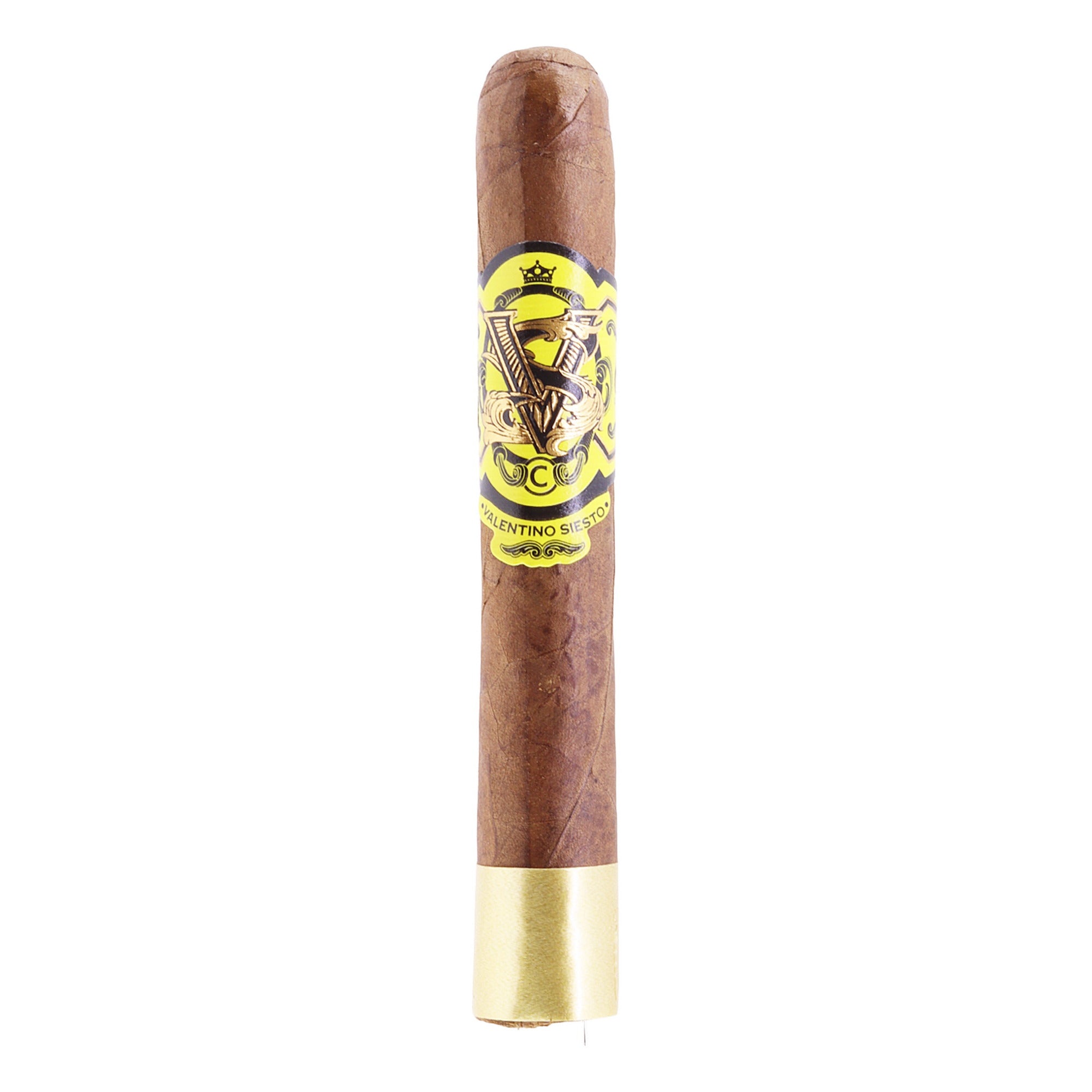 Valentino Siesto Yellow Black Sun Grown Robusto cigar