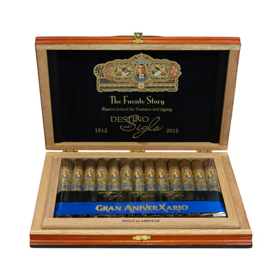 Arturo Fuente Destino al Siglo de Amistad - open box of 13 cigars