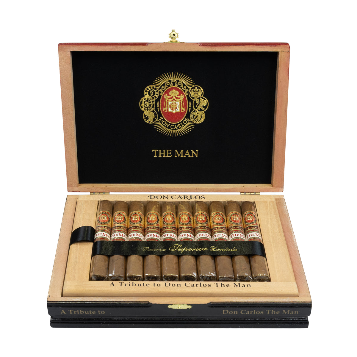 Arturo Fuente Don Carlos The Man - open box of 20 cigars