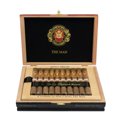 Arturo Fuente Don Carlos The Man - open box of 20 cigars