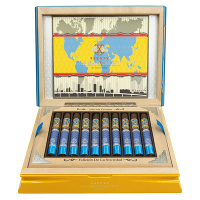 Arturo Fuente Opus X Edición de la Sociedad - open box of 20 cigars
