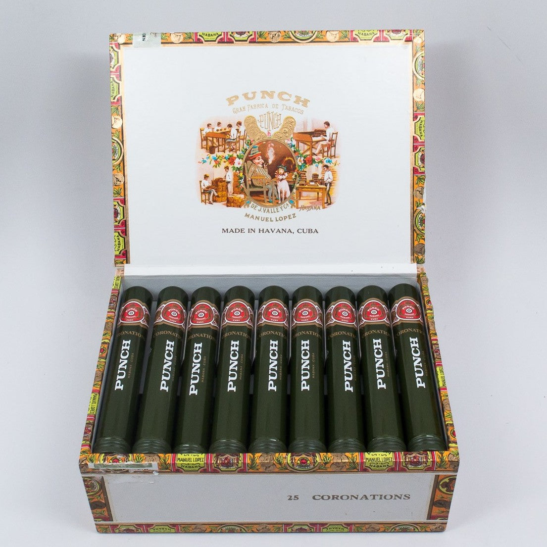 Image of the Punch Coronations en Tubos Cigar